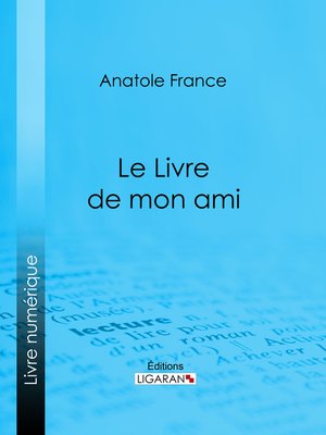 cover image of Le Livre de mon ami